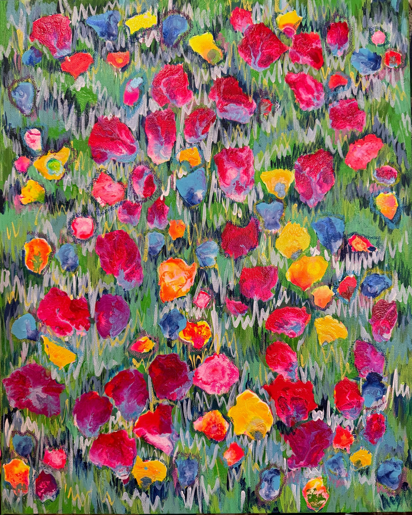 "Garden Party"Acrylic Butterfly 4"
