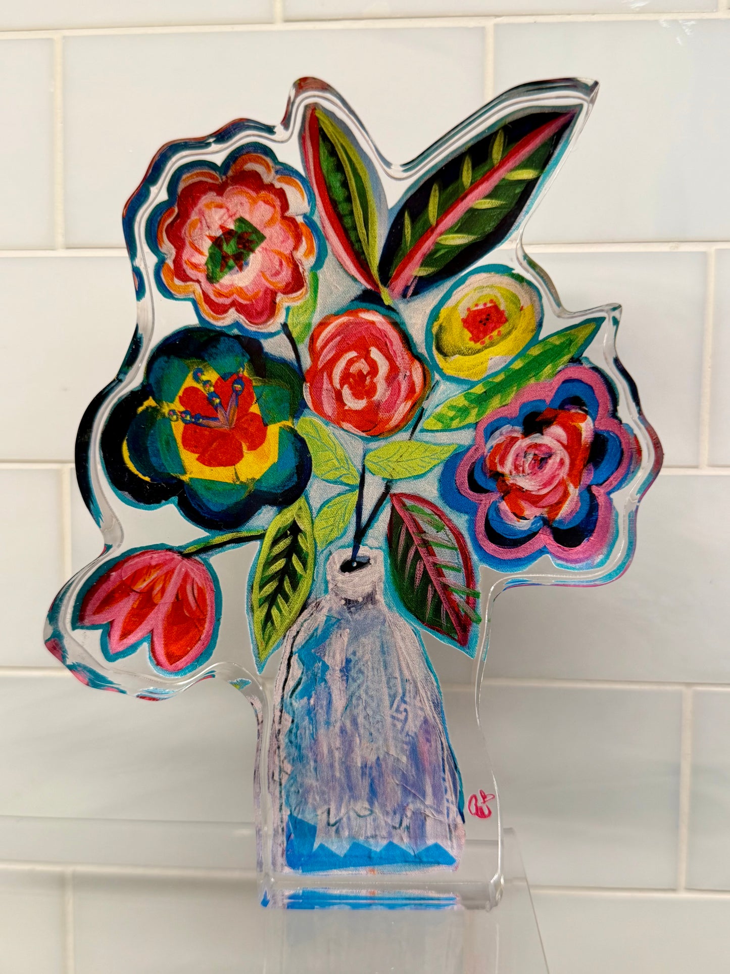 "Floral Bouquet" 4" Acrylic Cut Out