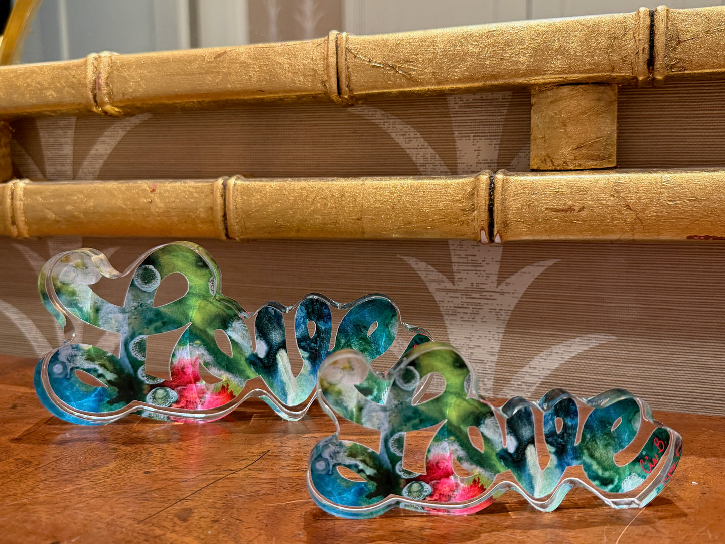 Coming Soon...Acrylic LOVE "Lapis Lazuli" 6"