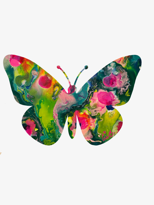 Coming Soon...Acrylic "Dragonfruit" Butterfly 4"