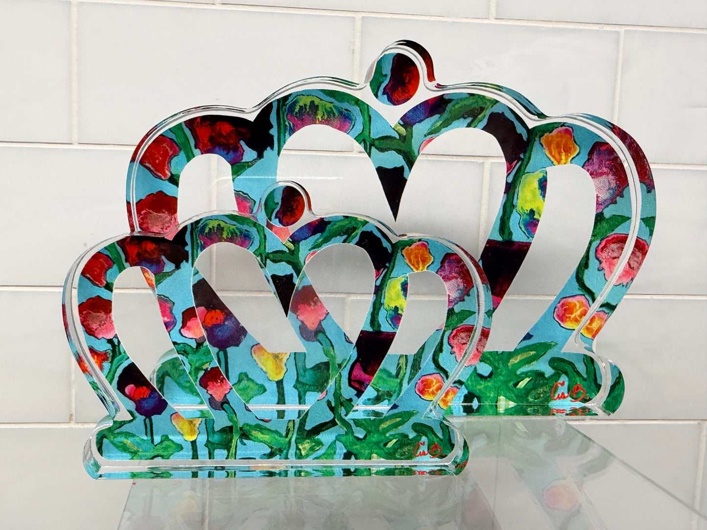 "Granville QC Crown" 4" Acrylic Cut Out