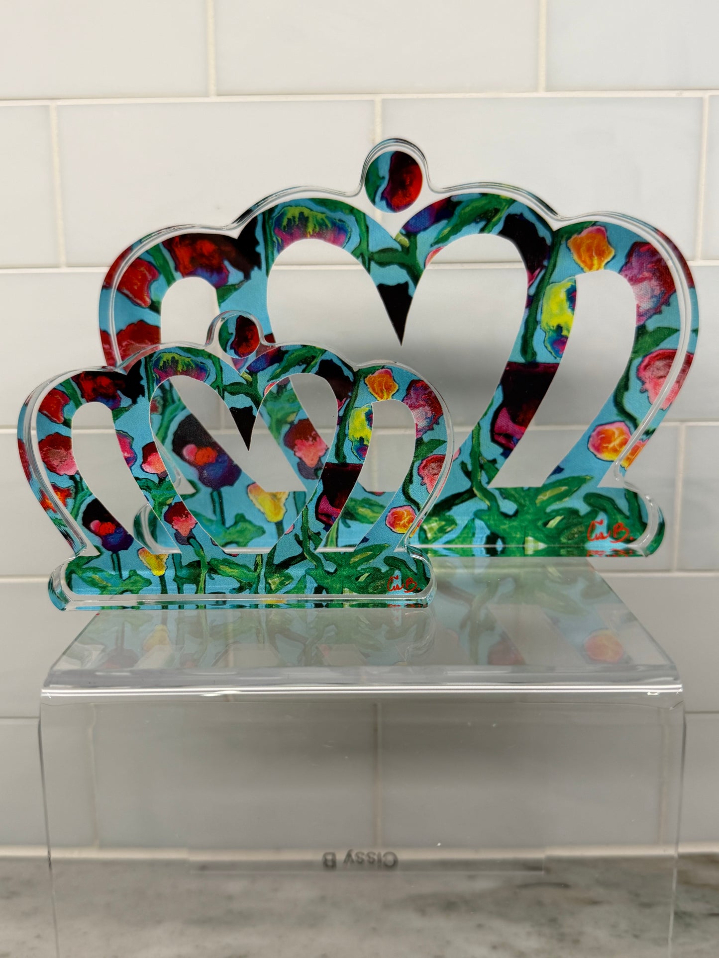 "Granville QC Crown" 4" Acrylic Cut Out