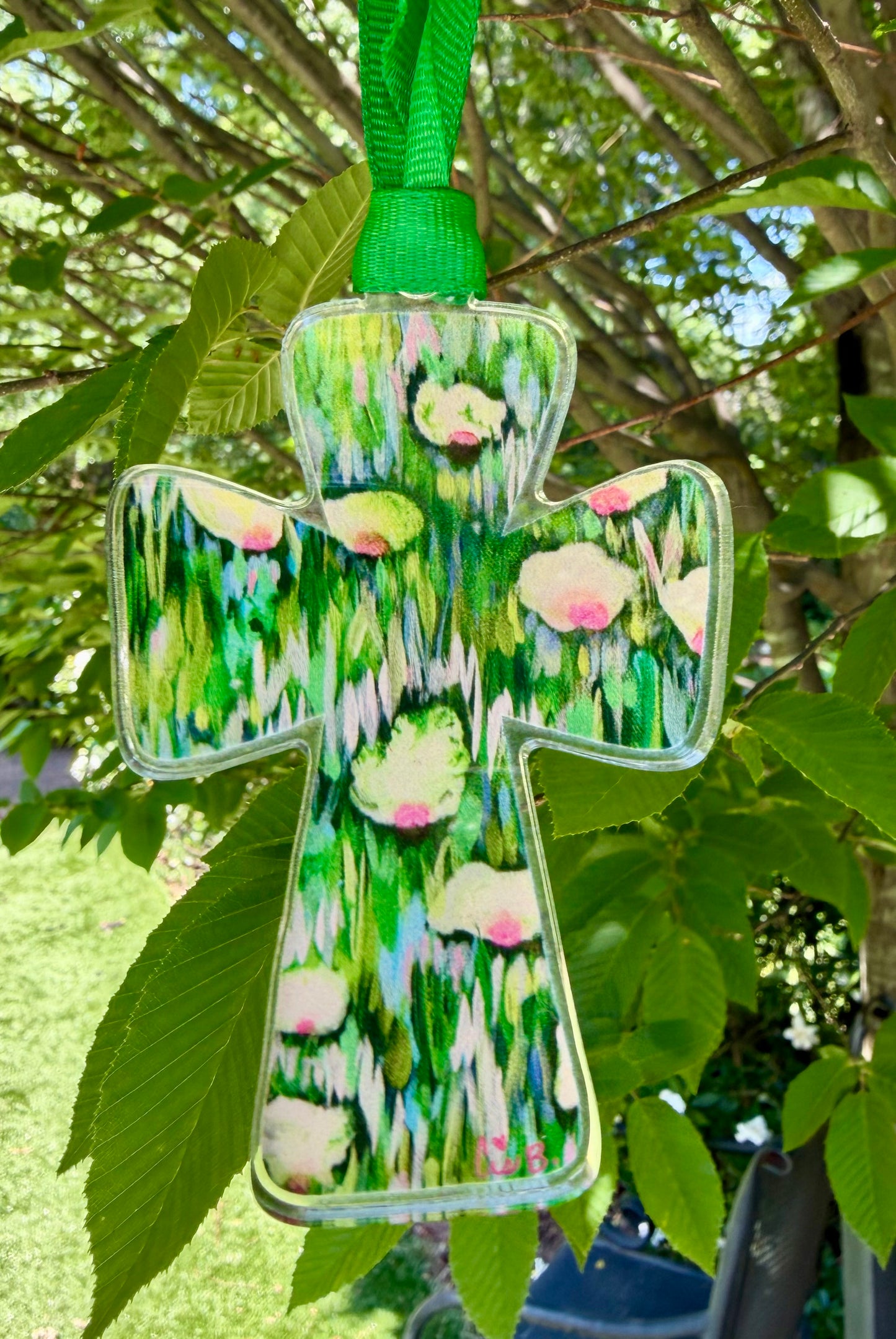 ORNAMENT "Magnolia" Cross ornament