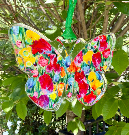 ORNAMENT "Garden Party" Butterfly ornament