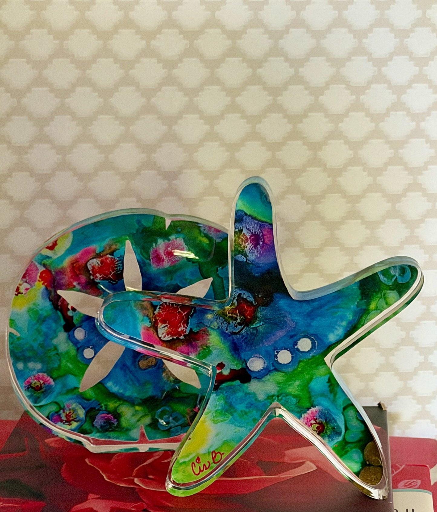 Coming Soon...4" Starfish Acrylic featuring my "Venus" painting
