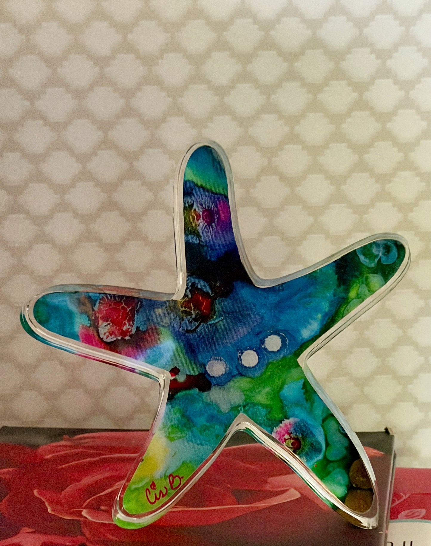 Coming Soon...4" Starfish Acrylic featuring my "Venus" painting