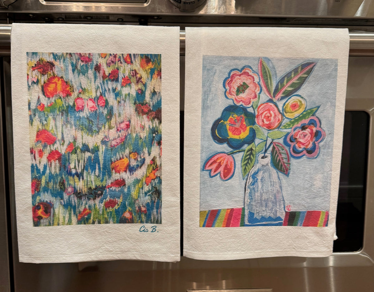 Tea Towel "Pretty Petals"
