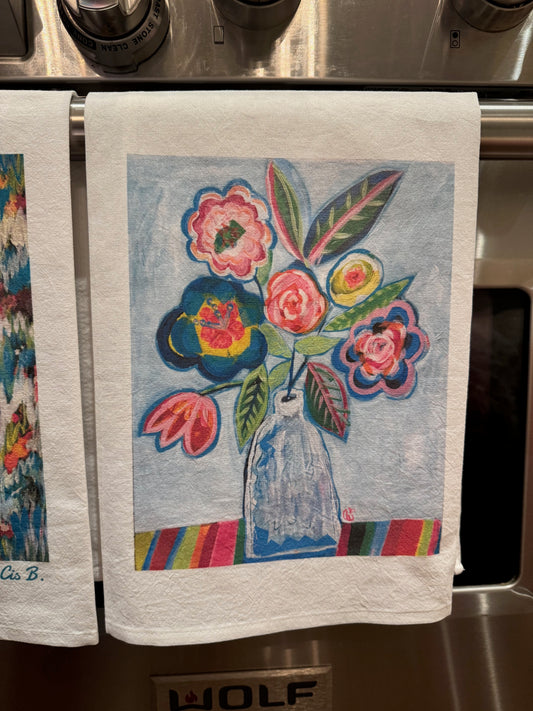 Tea Towel "Pretty Petals"