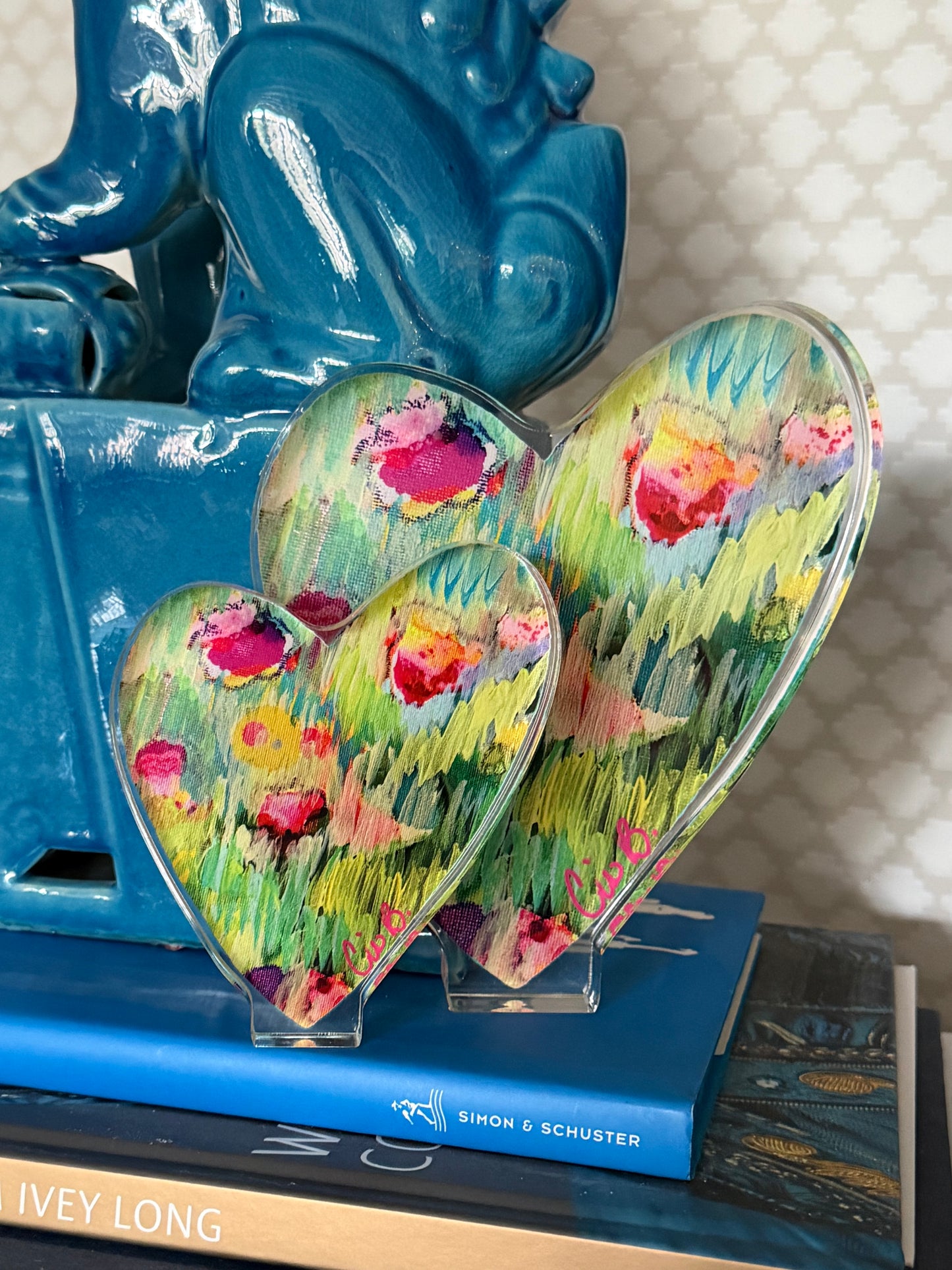 Sherbert Acrylic Heart Stand 4"