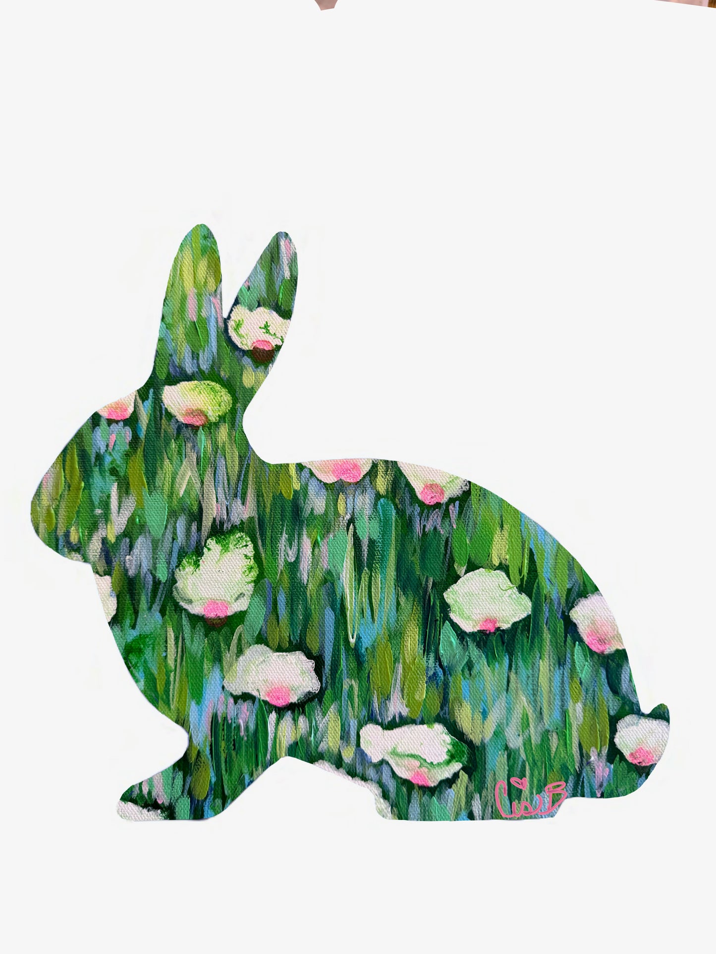 "Magnolia" 4" Acrylic Bunny