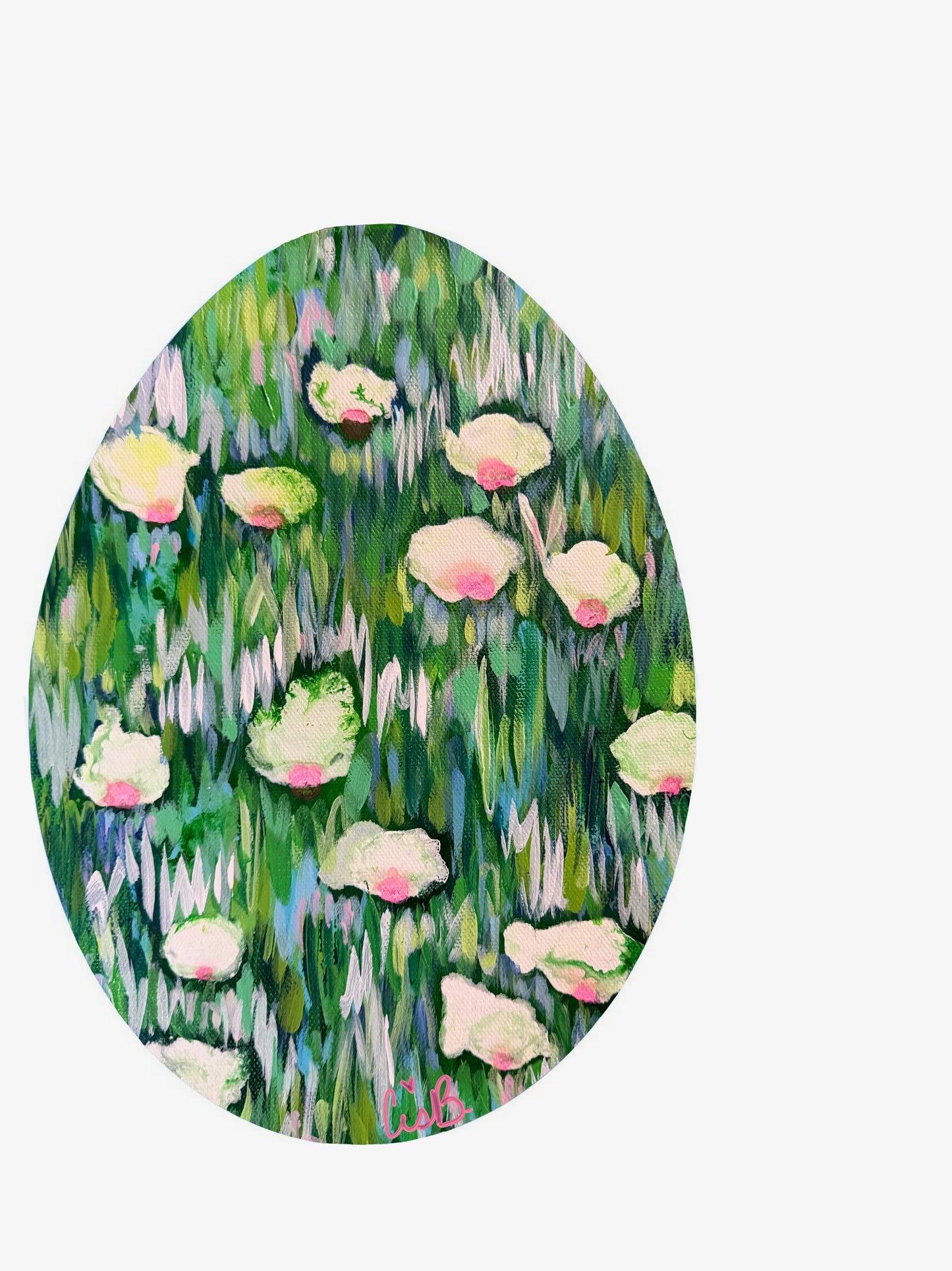 Coming Soon...Acrylic "Magnolia" Egg 4"