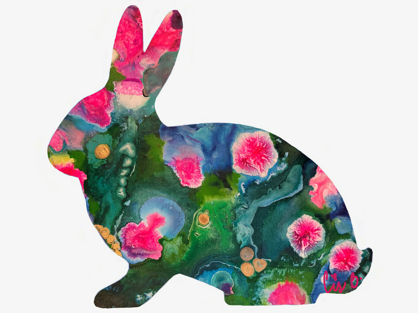 Acrylic "Radiance" Bunny 6"