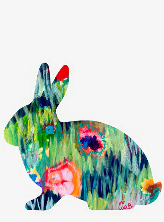 "Red Hot" 4" acrylic Bunny