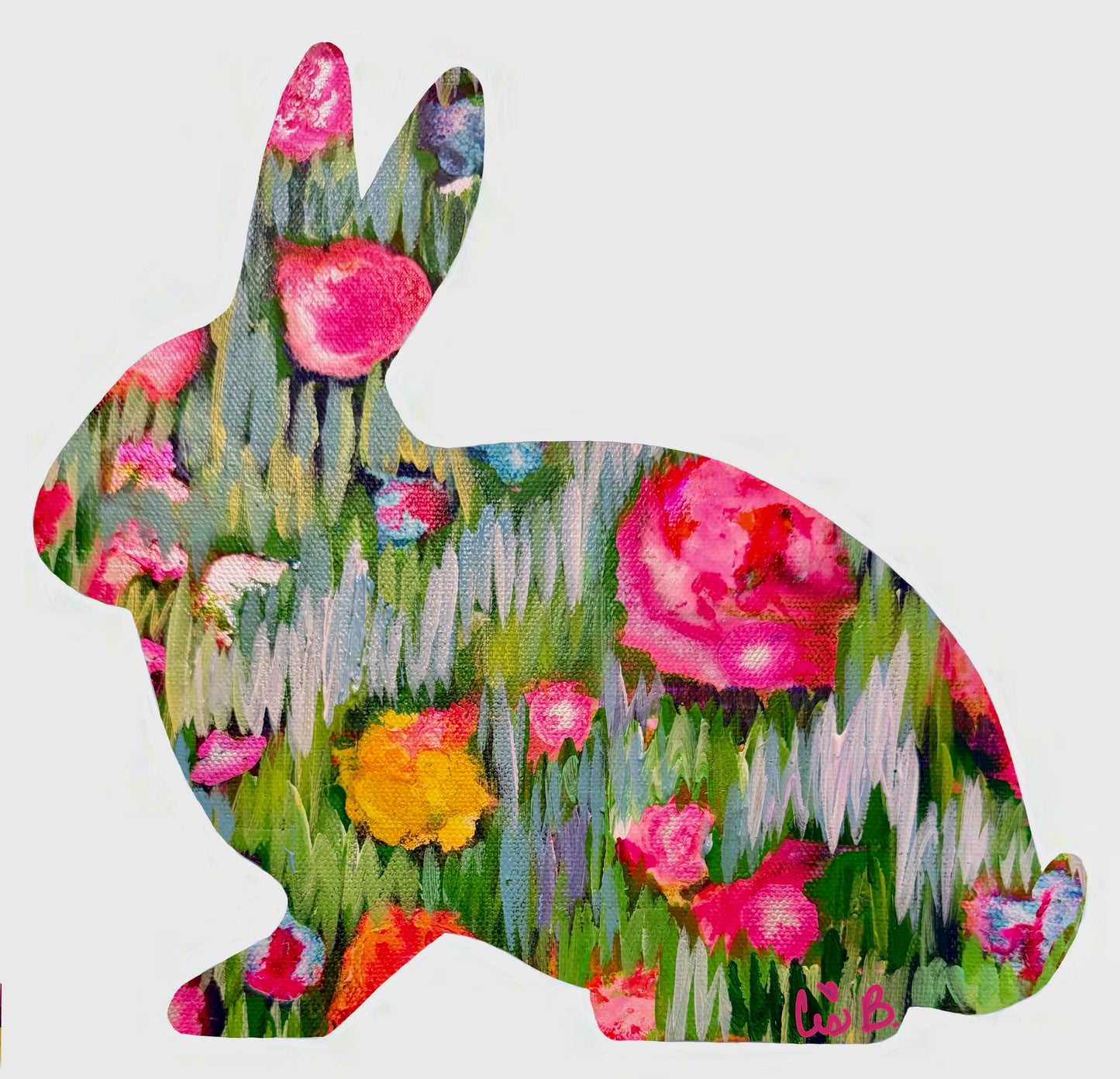 Acrylic "Royal Delight" Bunny 4"