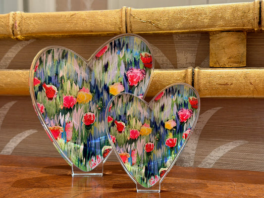 Acrylic Heart "Sanibel" 4"