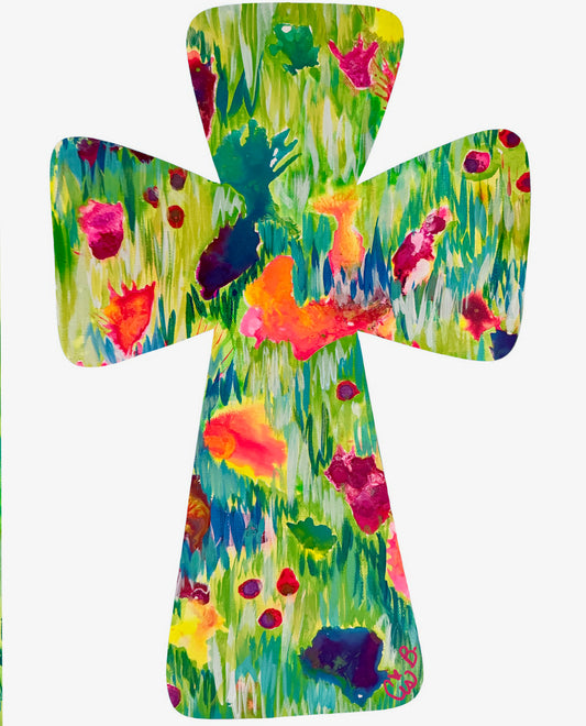 Coming Soon..."Tropicana" Acrylic Cross 4"