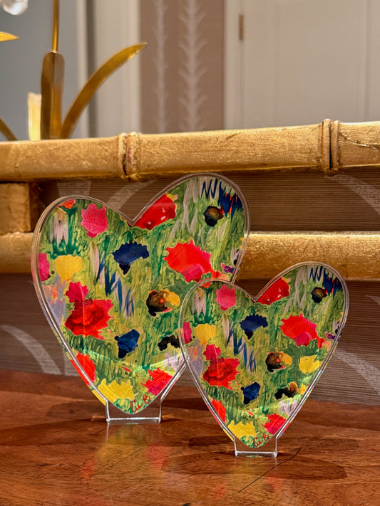 Coming Soon... Acrylic Heart "Limeade" 4"